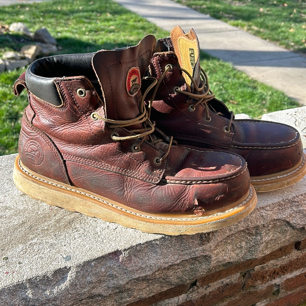 Red Wing Irish setter Moc toe size 13